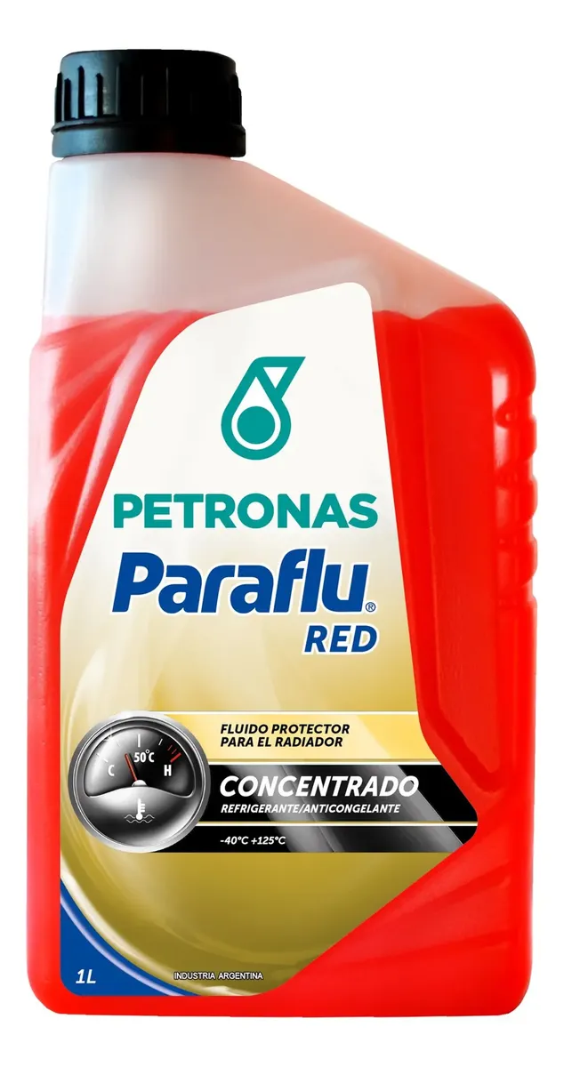 Refrigerante Concentrado por un litro PARAFLU ROJO O AMARILLO
